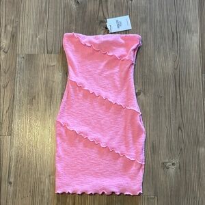 Princess Polly Strapless Pink Dress